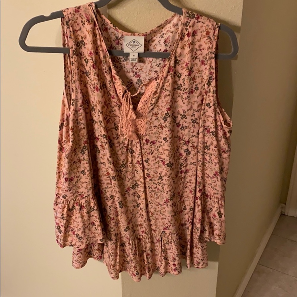 Cold shoulder blouse